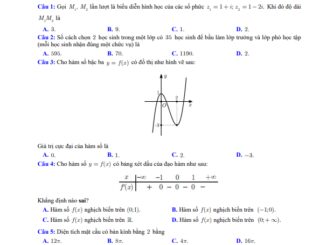 Đề thi thử TN THPT 2023 môn Toán lần 2 trường THPT chuyên ĐH Vinh Nghệ An