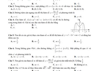 Đề thi thử Toán TN THPT 2023 lần 3 trường chuyên Nguyễn Trãi Hải Dương