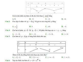 Đề thi thử tốt nghiệp THPT 2023 môn Toán lần 2 sở GD&ĐT Hòa Bình