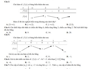 Đề thi thử tốt nghiệp THPT 2023 môn Toán trường THCS THPT Hồng Đức TP HCM