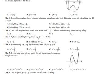 Đề thi thử tốt nghiệp THPT năm 2023 môn Toán sở GD&ĐT Hậu Giang