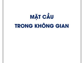 Mặt cầu trong không gian