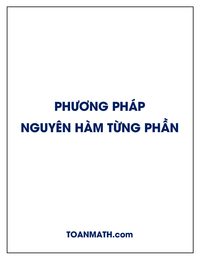 Phương pháp nguyên hàm từng phần