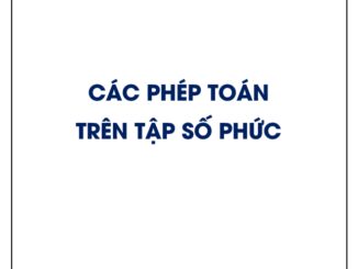 Thực hiện các phép toán trên tập số phức