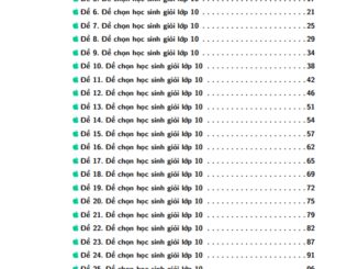 Tuyển tập 39 đề thi chọn học sinh giỏi môn Toán 10 có lời giải