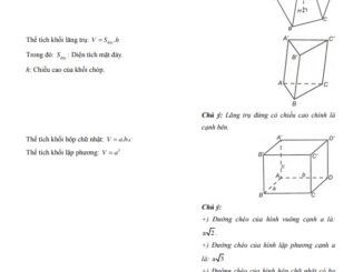 Bài giảng thể tích khối đa diện