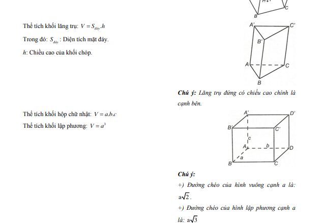 Bài giảng thể tích khối đa diện