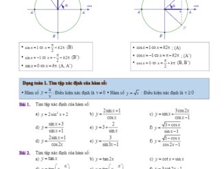 Bài tập Đại số và Giải tích 11 cơ bản học kỳ I Phùng Hoàng Em