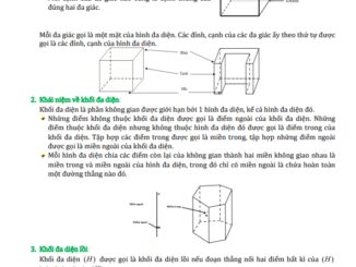 Bài tập khối đa diện và thể tích khối đa diện Diệp Tuân