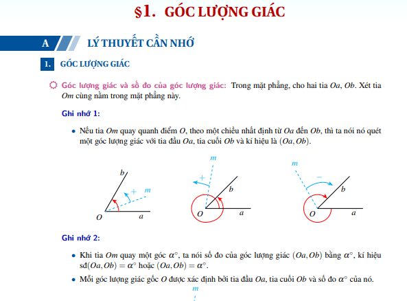 Bài tập môn Toán 11 bộ sách Chân Trời Sáng Tạo học kì 1