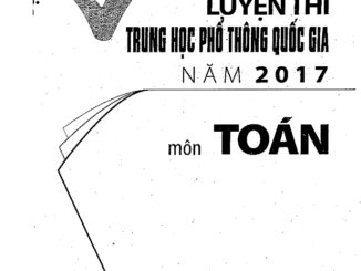 Bộ đề trắc nghiệm luyện thi THPT Quốc gia năm 2017 môn Toán Phạm Đức Tài