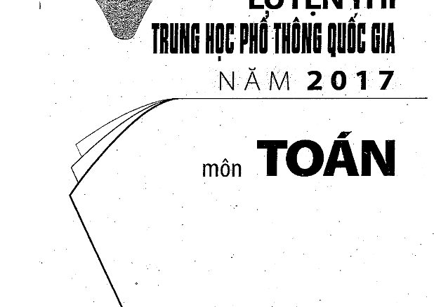 Bộ đề trắc nghiệm luyện thi THPT Quốc gia năm 2017 môn Toán Phạm Đức Tài