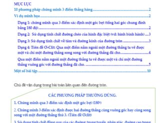 Các bài toán chứng minh ba điểm thẳng hàng THCS.TOANMATH.com