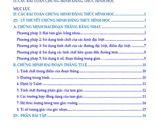 Các bài toán chứng minh đẳng thức hình học THCS.TOANMATH.com