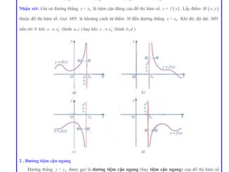 Các dạng bài tập đường tiệm cận của đồ thị hàm số Toán 12 CTST