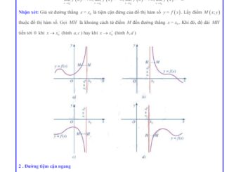 Các dạng bài tập đường tiệm cận của đồ thị hàm số Toán 12 KNTTVCS