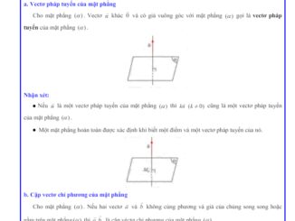 Các dạng bài tập phương trình mặt phẳng Toán 12 Cánh Diều