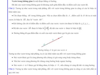 Các dạng bài tập tọa độ của vectơ trong không gian Toán 12 Cánh Diều