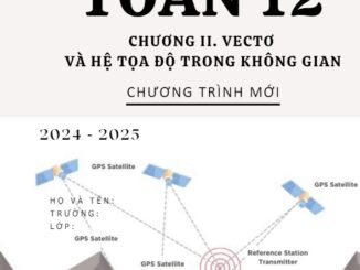 Các dạng bài tập vectơ và hệ tọa độ trong không gian Trần Ba Sao