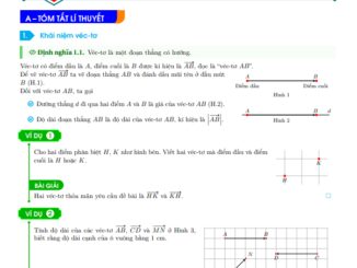 Các dạng toán vectơ Toán 10 thường gặp