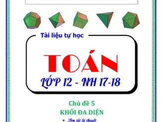 Chuyên đề khối đa diện Trần Quốc Nghĩa