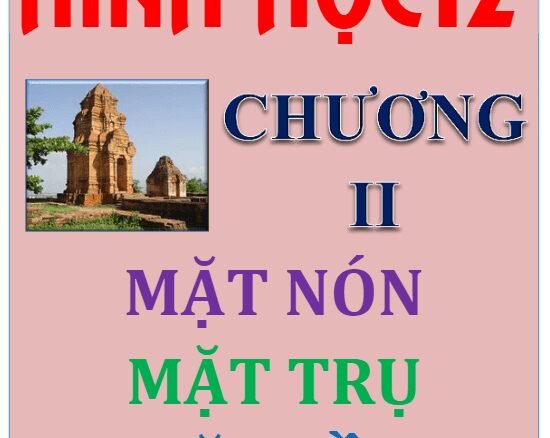 Chuyên đề mặt nón mặt trụ mặt cầu Lư Sĩ Pháp