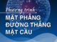 Chuyên đề phương trình mặt phẳng, đường thẳng, mặt cầu Toán 12