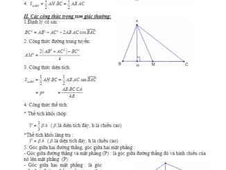 Chuyên đề Thể tích Góc Khoảng cách trong không gian Đỗ Bá Thành