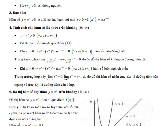Chuyên đề trắc nghiệm hàm số lũy thừa, hàm số mũ và hàm số logarit