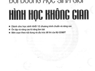 Chuyên đề trọng điểm bồi dưỡng học sinh giỏi hình học không gian Nguyễn Quang Sơn