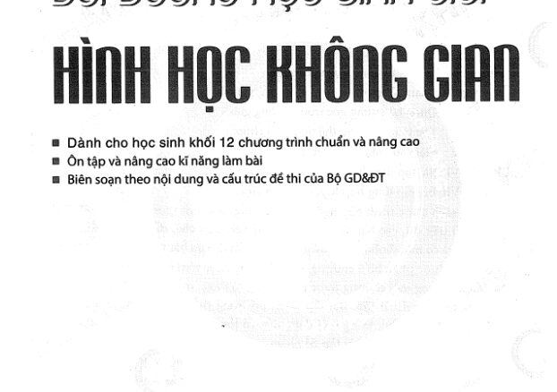 Chuyên đề trọng điểm bồi dưỡng học sinh giỏi hình học không gian Nguyễn Quang Sơn