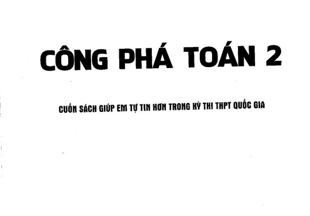 Công phá Toán 2