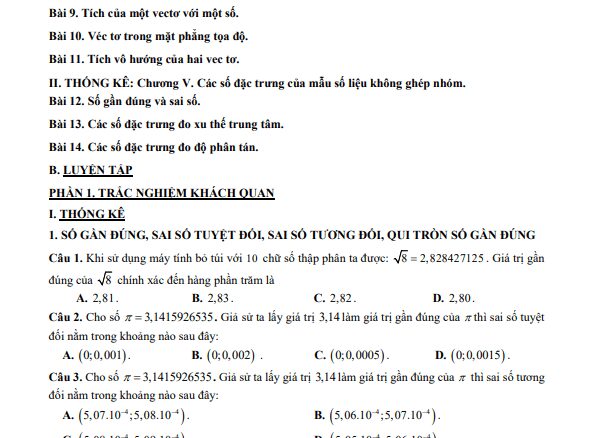 Đề cương cuối kỳ 1 Toán 10 năm 2022 2023 trường THPT Xuân Đỉnh Hà Nội