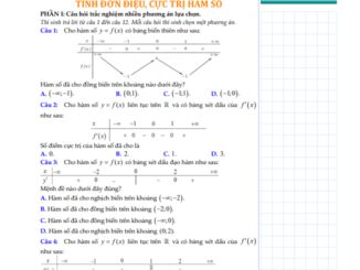 Đề cương giữa kỳ 1 Toán 12 năm 2024 2025 trường THPT Châu Văn Liêm Cần Thơ