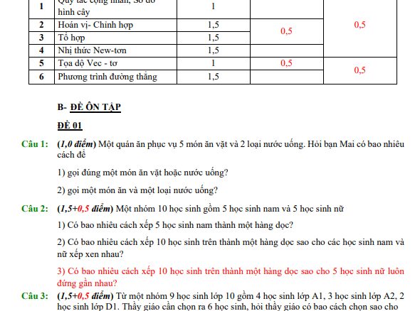 Đề cương giữa kỳ 2 Toán 10 năm 2023 2024 trường THPT Bắc Thăng Long Hà Nội