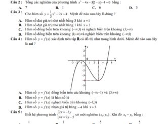 Đề cương HK1 Toán 10 năm 2021 2022 trường Lương Ngọc Quyến Thái Nguyên