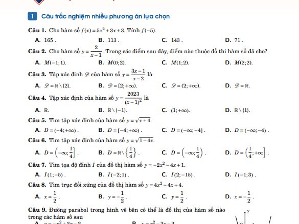 Đề cương ôn tập cuối học kì 2 Toán 10 Kết Nối Tri Thức Với Cuộc Sống