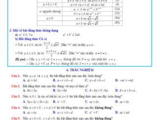 Đề cương ôn thi học kỳ 2 Toán 10 Đặng Ngọc Hiền