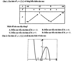 Đề giữa học kỳ 1 Toán 12 năm 2024 2025 trường THPT Phan Đình Phùng Hà Nội