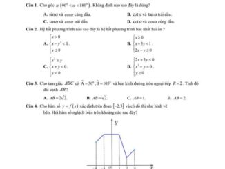 Đề giữa kỳ 1 Toán 10 năm 2024 2025 trường THCS&THPT Nguyễn Khuyến TP HCM