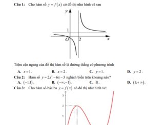 Đề giữa kỳ 1 Toán 12 năm 2024 2025 trường THPT Huỳnh Thúc Kháng Quảng Nam