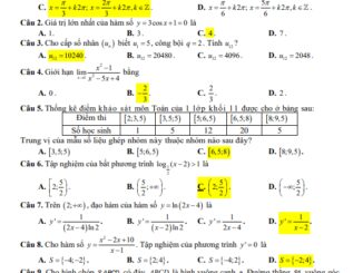 Đề khảo sát Toán 12 đầu năm 2024 2025 trường THPT Yên Mô B Ninh Bình