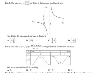 Đề khảo sát Toán 12 tháng 10 năm 2024 trường THPT Tiên Du 1 Bắc Ninh