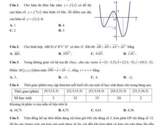 Đề minh họa thi học sinh giỏi Toán 12 cấp tỉnh năm 2025 sở GD&ĐT Thanh Hóa