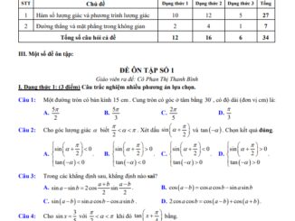 Đề ôn tập giữa học kì 1 Toán 11 năm 2024 2025 trường THPT Việt Đức Hà Nội