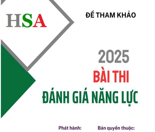 Đề tham khảo đánh giá năng lực môn Toán năm 2025 Đại học Quốc gia Hà Nội