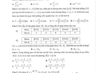 Đề tham khảo kỳ thi tốt nghiệp THPT từ năm 2025 môn Toán