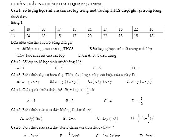 Đề thi HK2 Toán 7 năm 2018 2019 trường THCS Thắng Thủy Vĩnh Long Hải Phòng THCS.TOANMATH.com