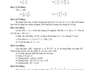 Đề thi học kì 1 Toán 7 năm 2019 2020 phòng GD&ĐT Phú Mỹ BR VT THCS.TOANMATH.com