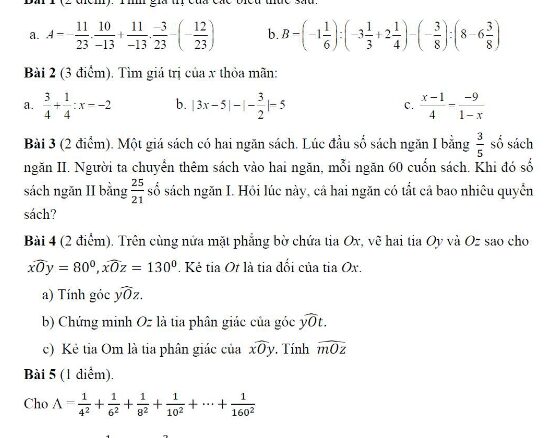 Đề thi học kỳ 2 Toán 6 năm 2019 2020 trường THPT chuyên Hà Nội Amsterdam THCS.TOANMATH.com